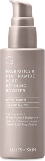 ALLIES OF SKIN Prebiotics & Niacinamide Pore Refining Booster  Антиоксидантная сыворотка с пребиотиками и  ниацинамидом 50 мл