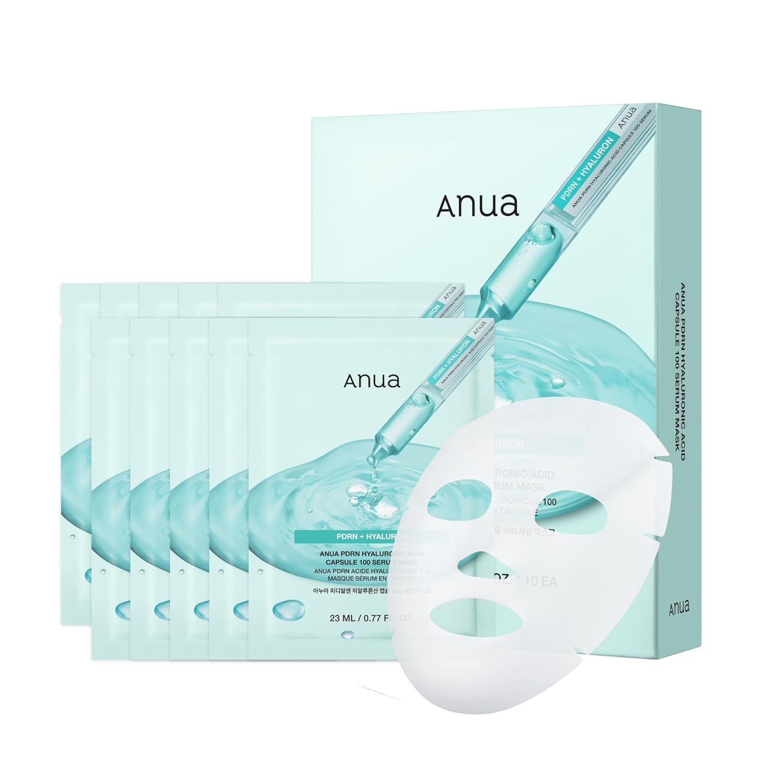 Anua PDRN hyaluronic acid capsule 100 serum mask