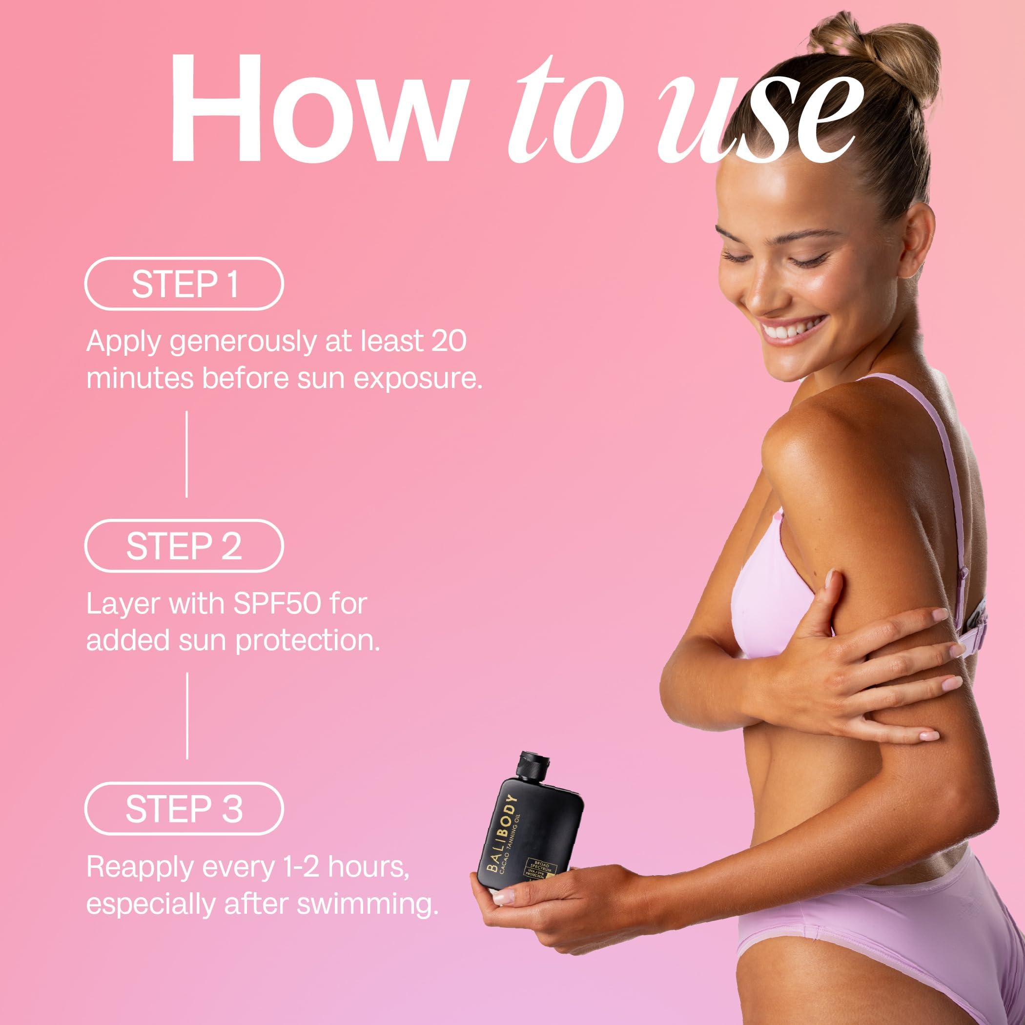 Balibody Cacao Tanning oil spf15
