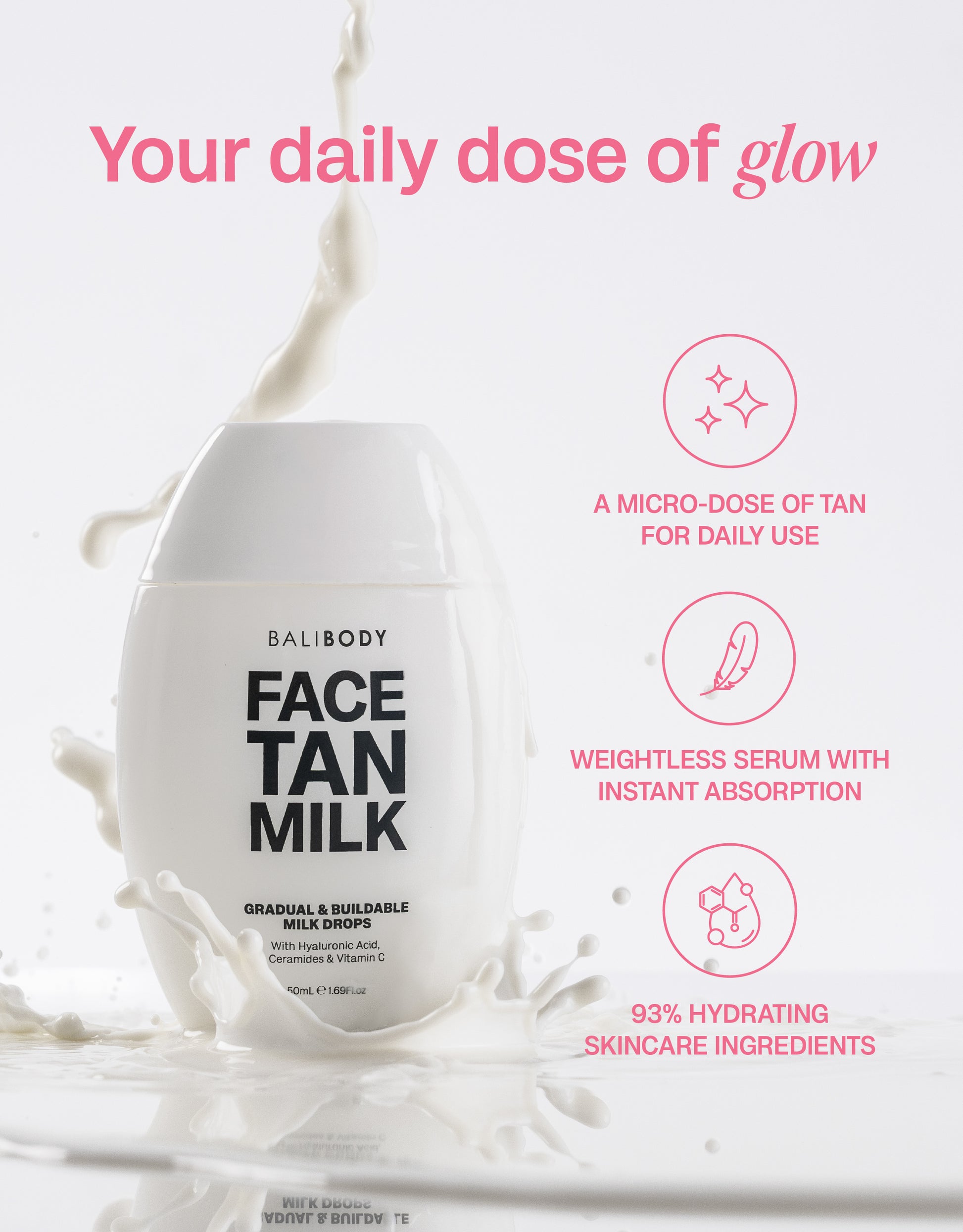 BALIBODY Face Tan Milk - Автозагар Молочко для лица