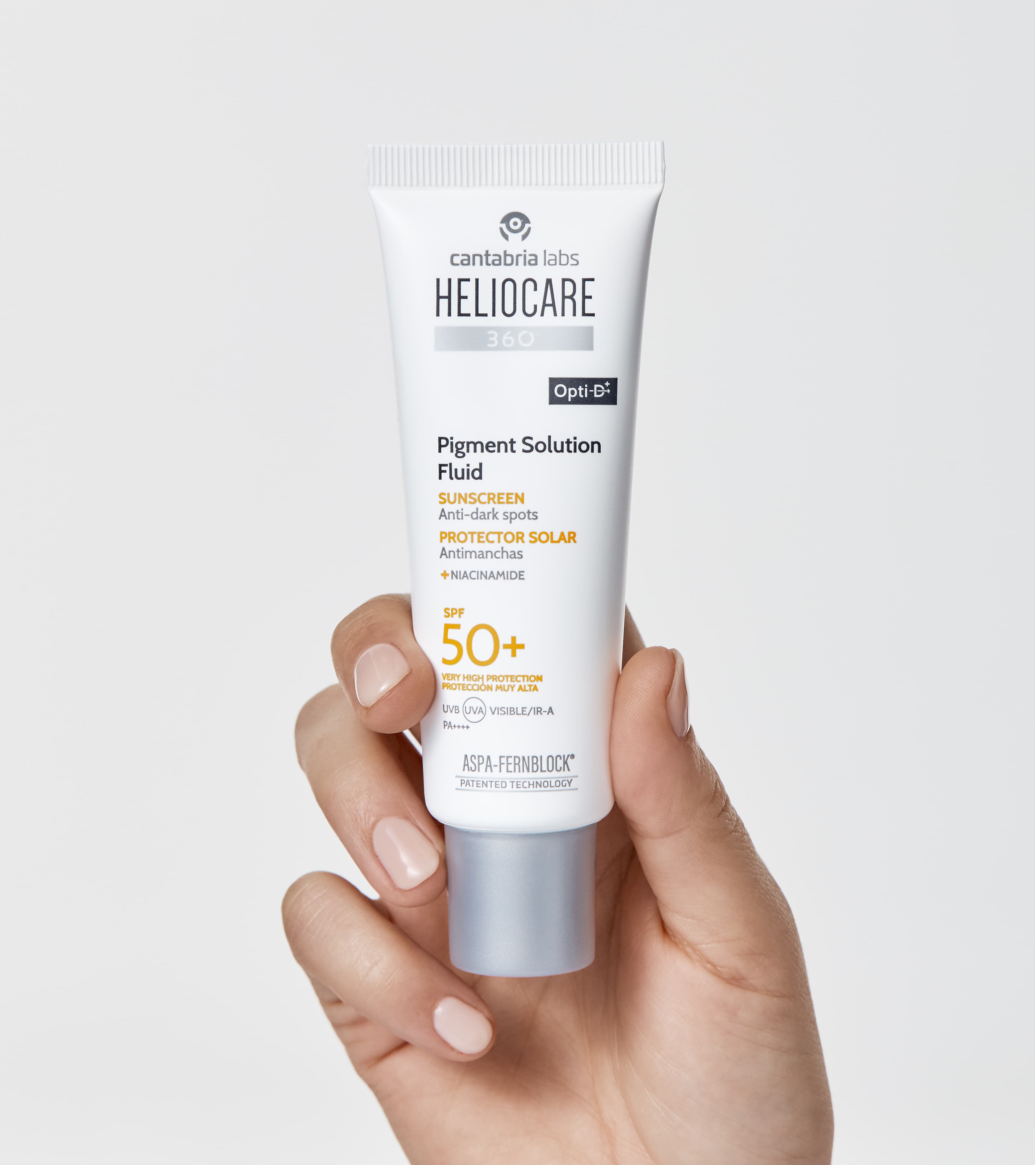 CANTABRIA LABS Крем флюид солнцезащитный от пигментации  HELIO360º PIGMENTSOLUTION FLUID SPF50+50m