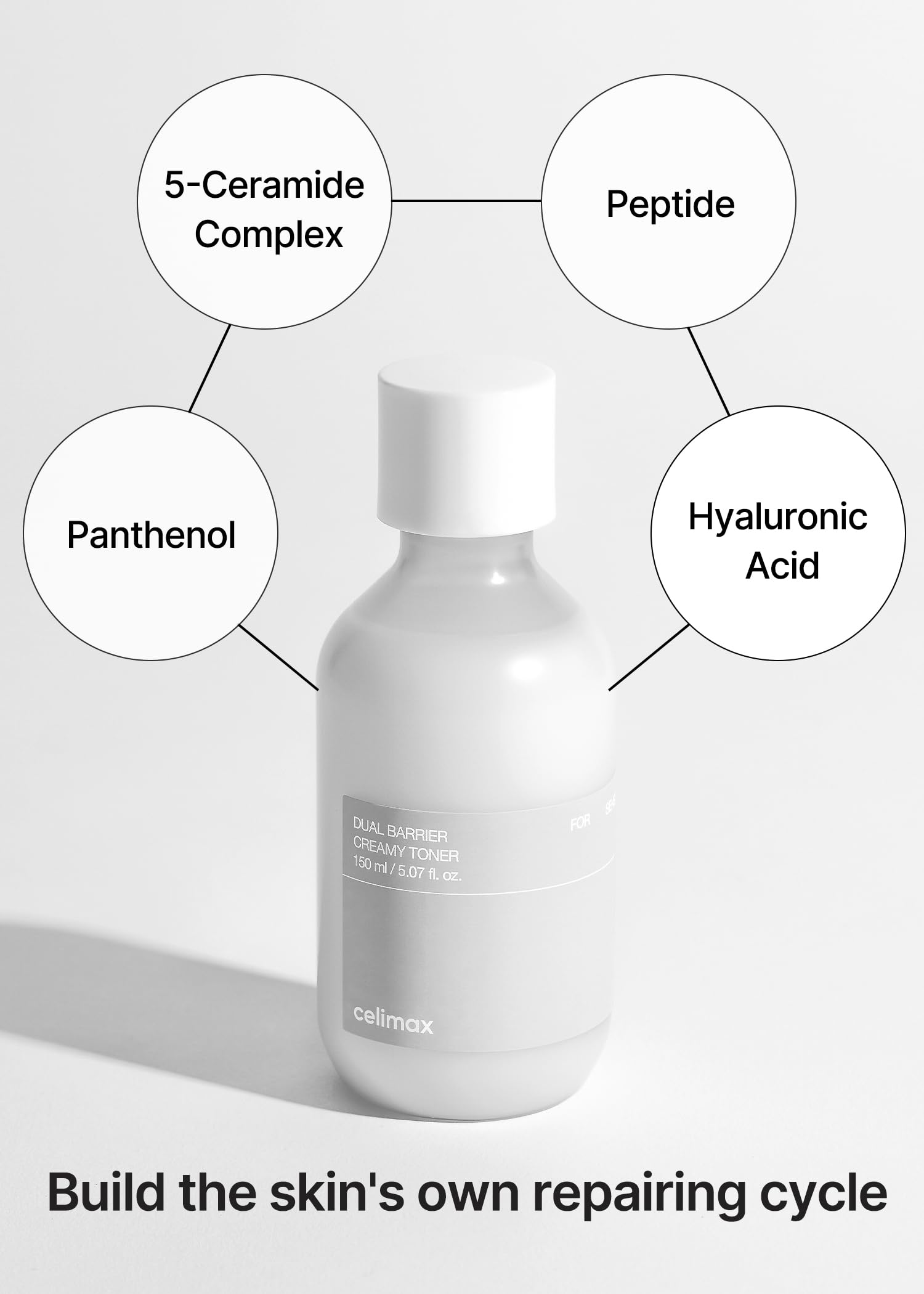 Celimax dual barrier creamy toner 150ml