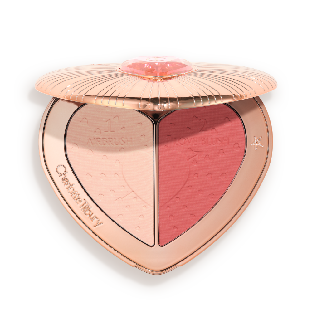 Charlotte tilbury beauty soulmate face palette pillow talk flawless pink