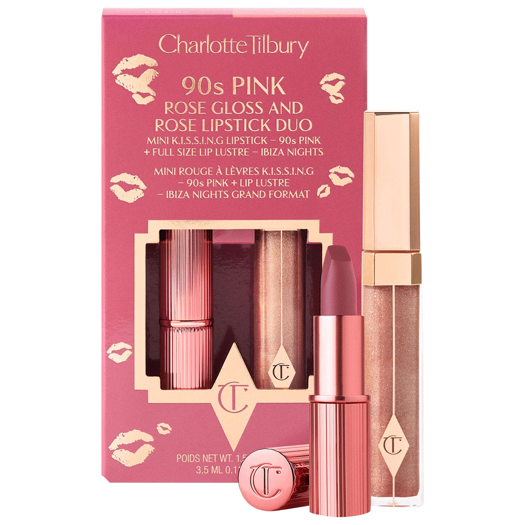 Charlotte Tilbury набор помада и блеск
