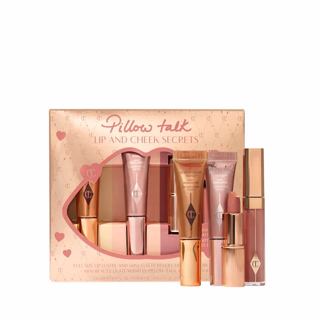 CHARLOTTE TILBURY PILLOW TALK LIP AND CHEEK SECRETS SET набор (5ml, 5ml, 1.5g, 3.5ml)