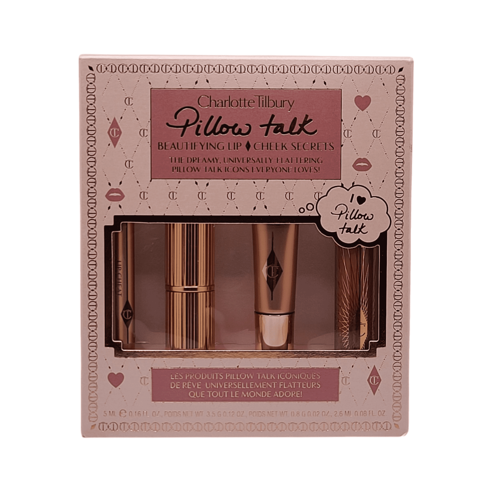CHARLOTTE TILBURY PILLOW TALK LIP KIT mini мини наборы (1.5g, 0.8g)