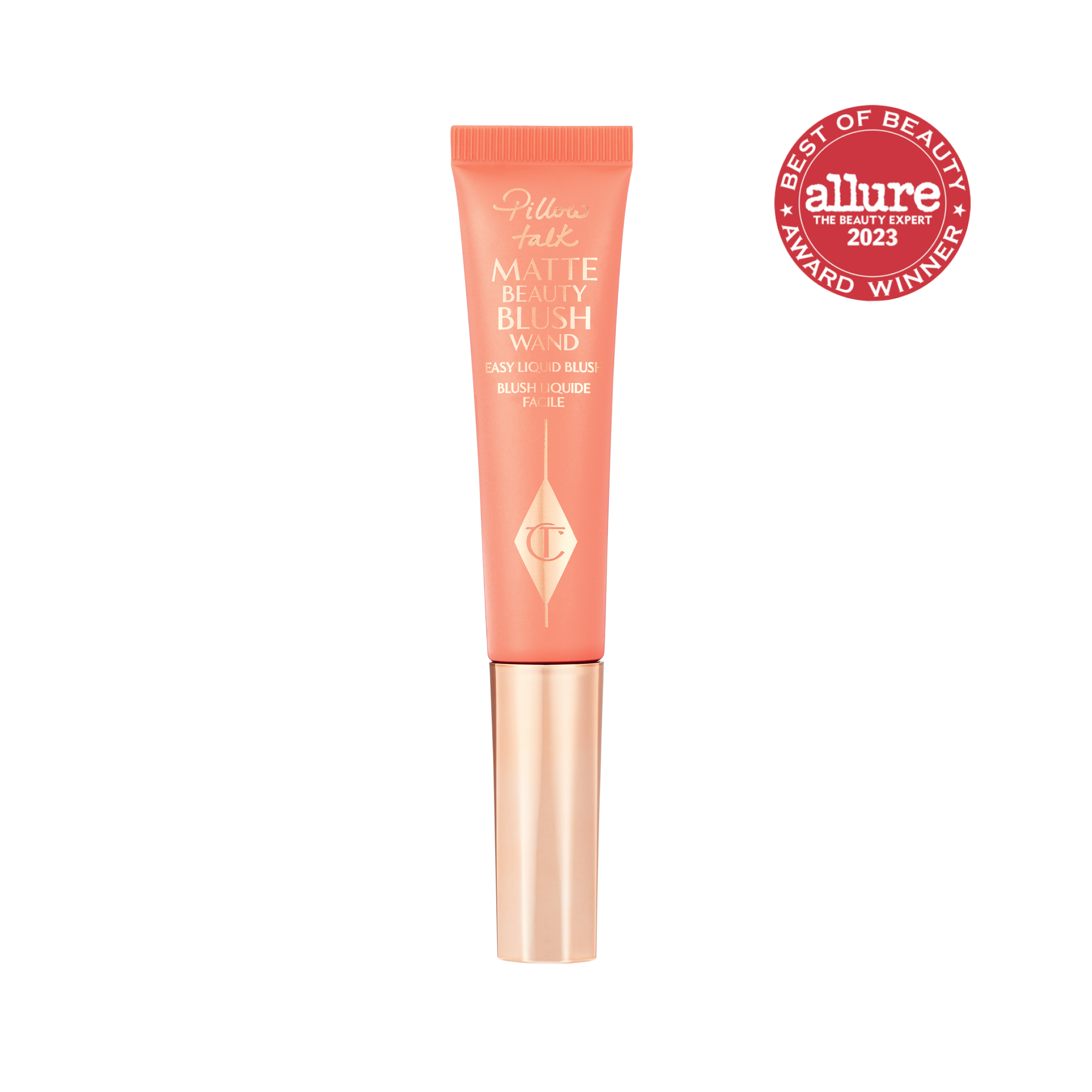 CHARLOTTE TILBURY Pillow Talk matte beauty blush wand peach pop жидкие румяна (12ml)