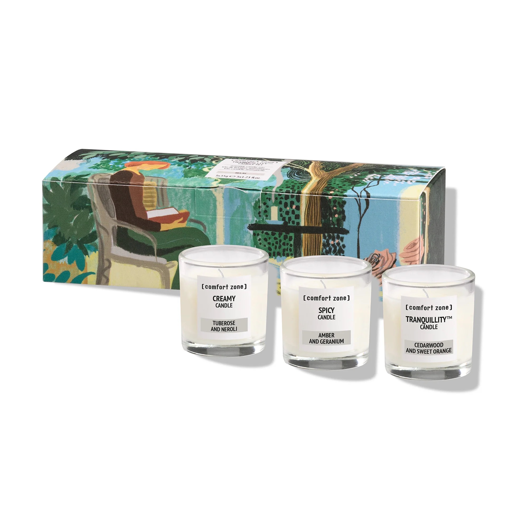 Comfort Zone Tranquillity Candle Set набор свечей 35г*3