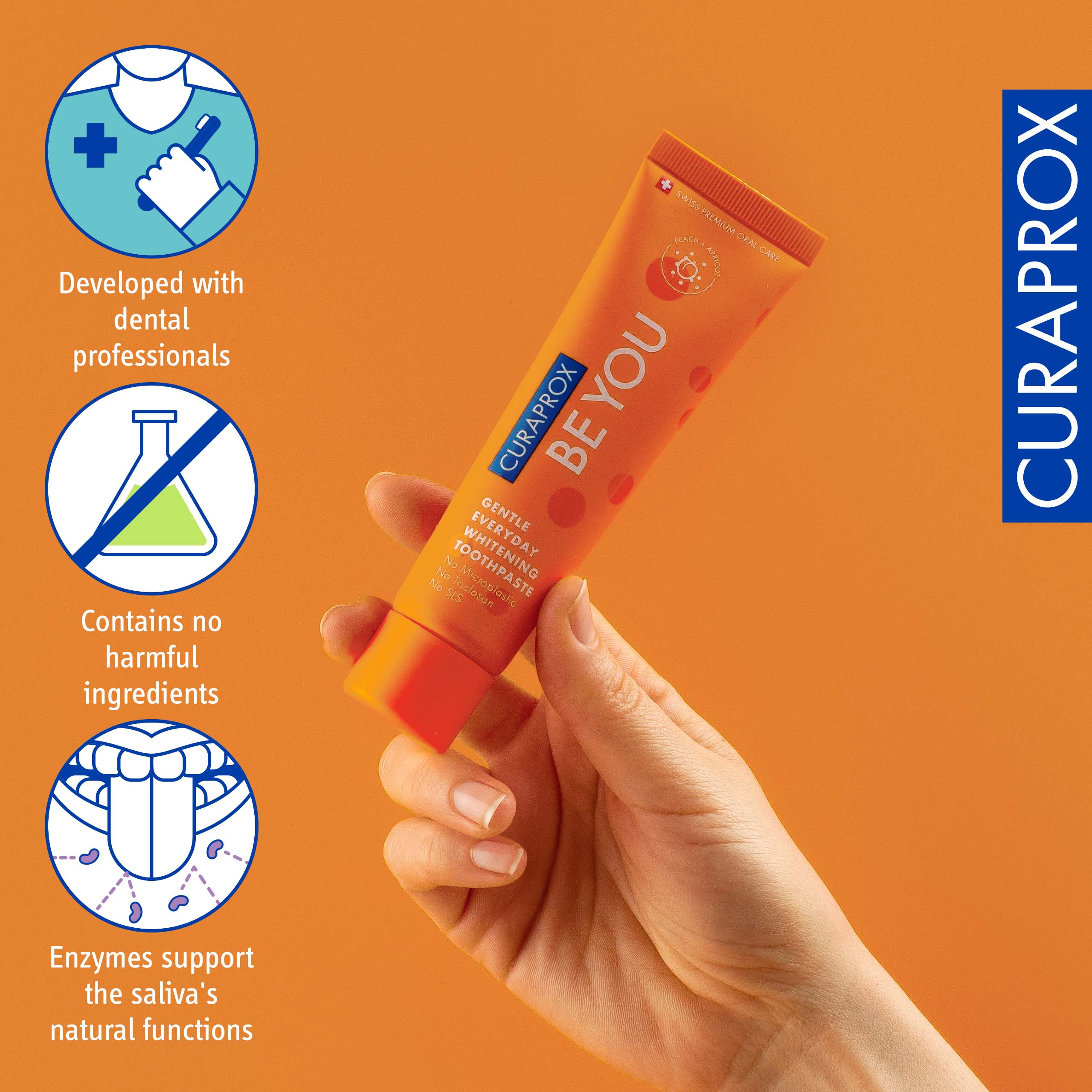 Curaprox Зубная паста "BE YOU" Orange 10ml