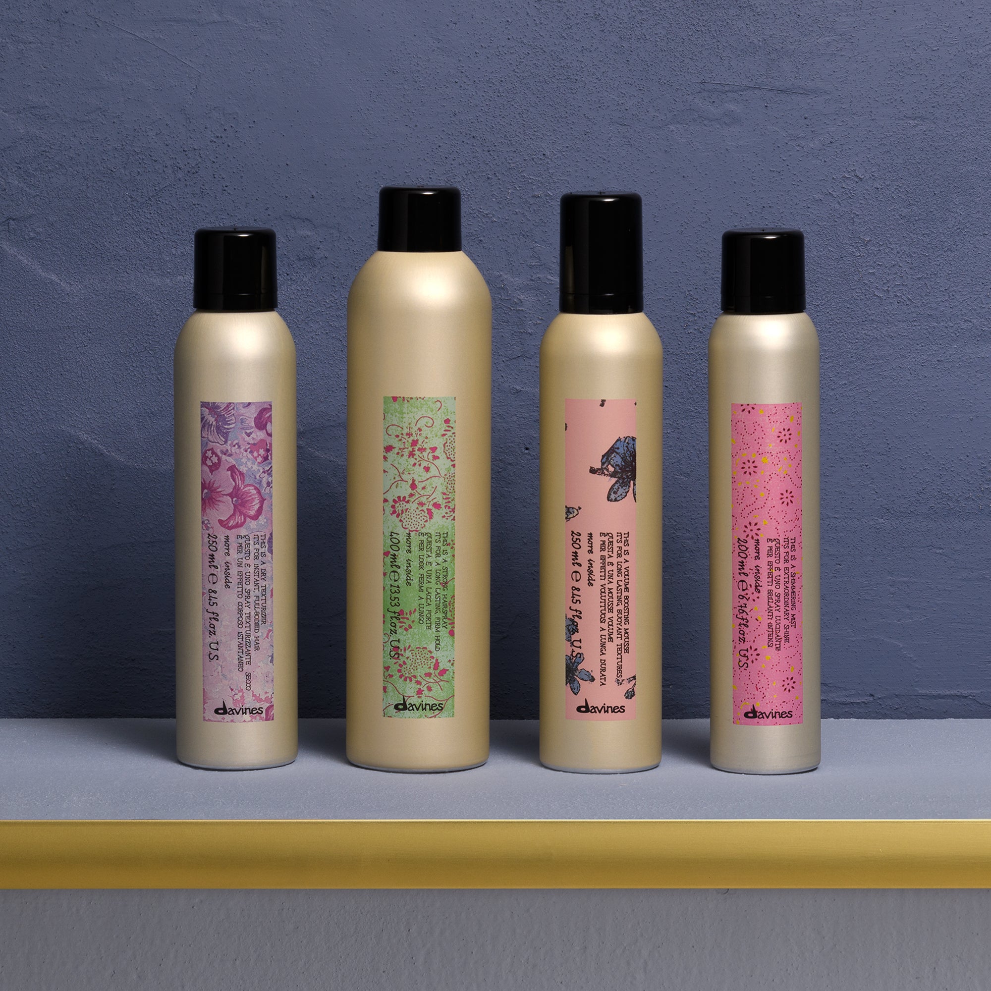 Davines MI Strong Hold Hairspray 400мл  Лак сильной фиксаций для длительной стойкости