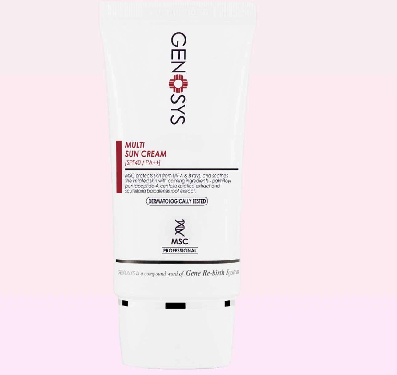 GENOSYS Multi Sun Cream SPF 40+ PA++ | Cолнцезащитный мультифункциональный крем, 40 мл