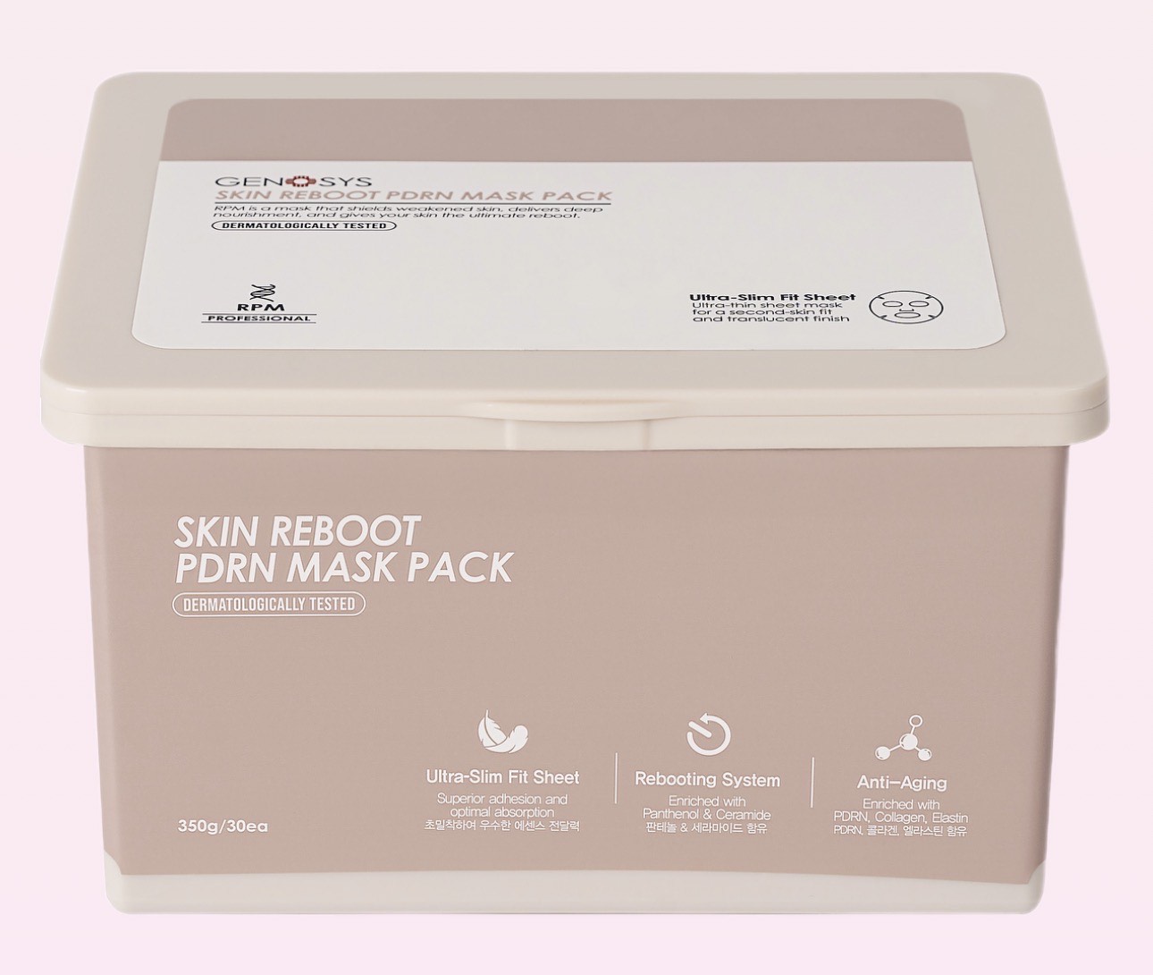 Genosys skin reboot PDRN MASK pack/ Питательная маска для полного обновления кожи с ПДРН 350гр