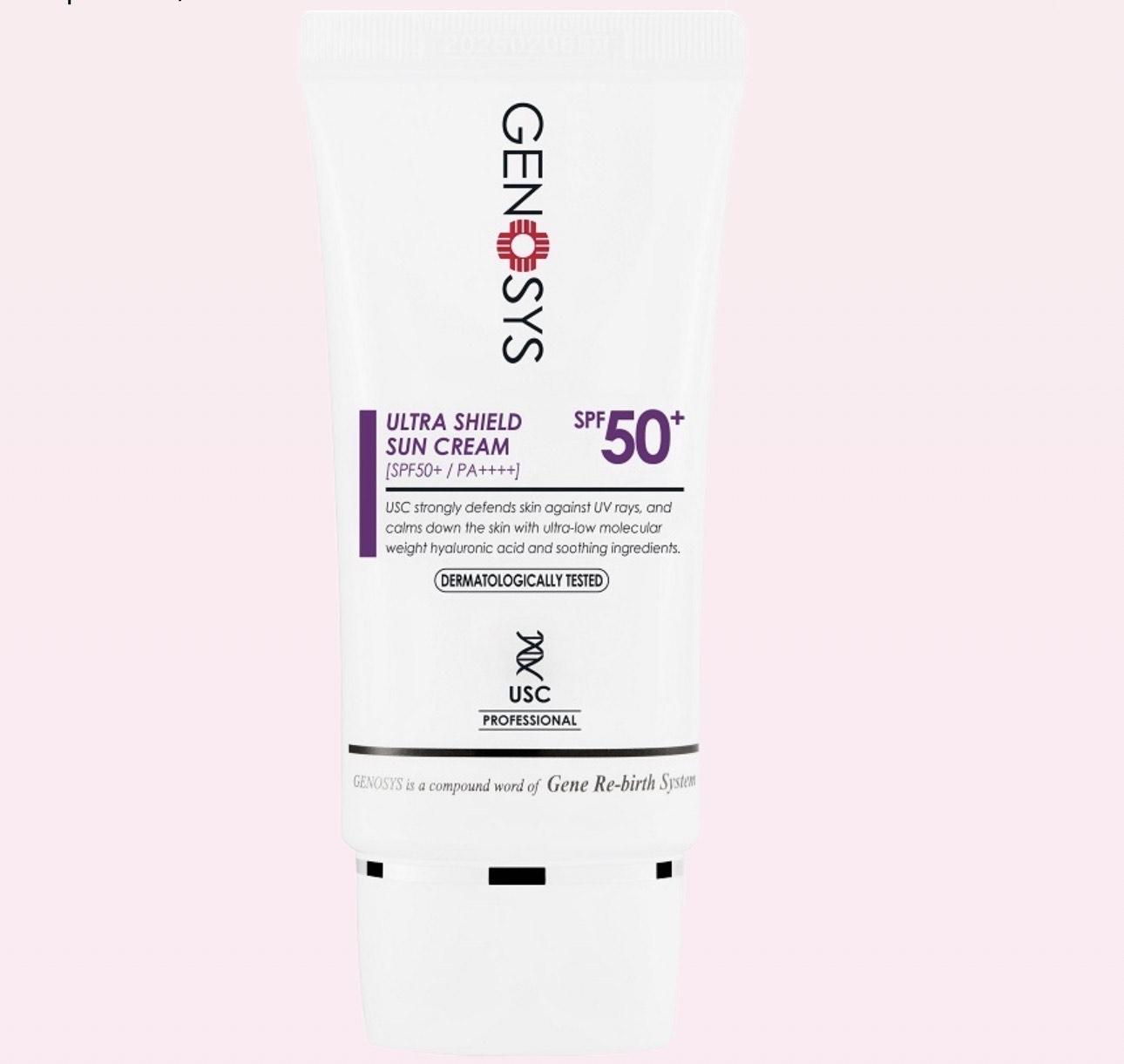 GENOSYS - Ultra shield sun SPF 50+ PA++ | Солнцезащитный крем SPF 50, 50 гр. (GCCR37)