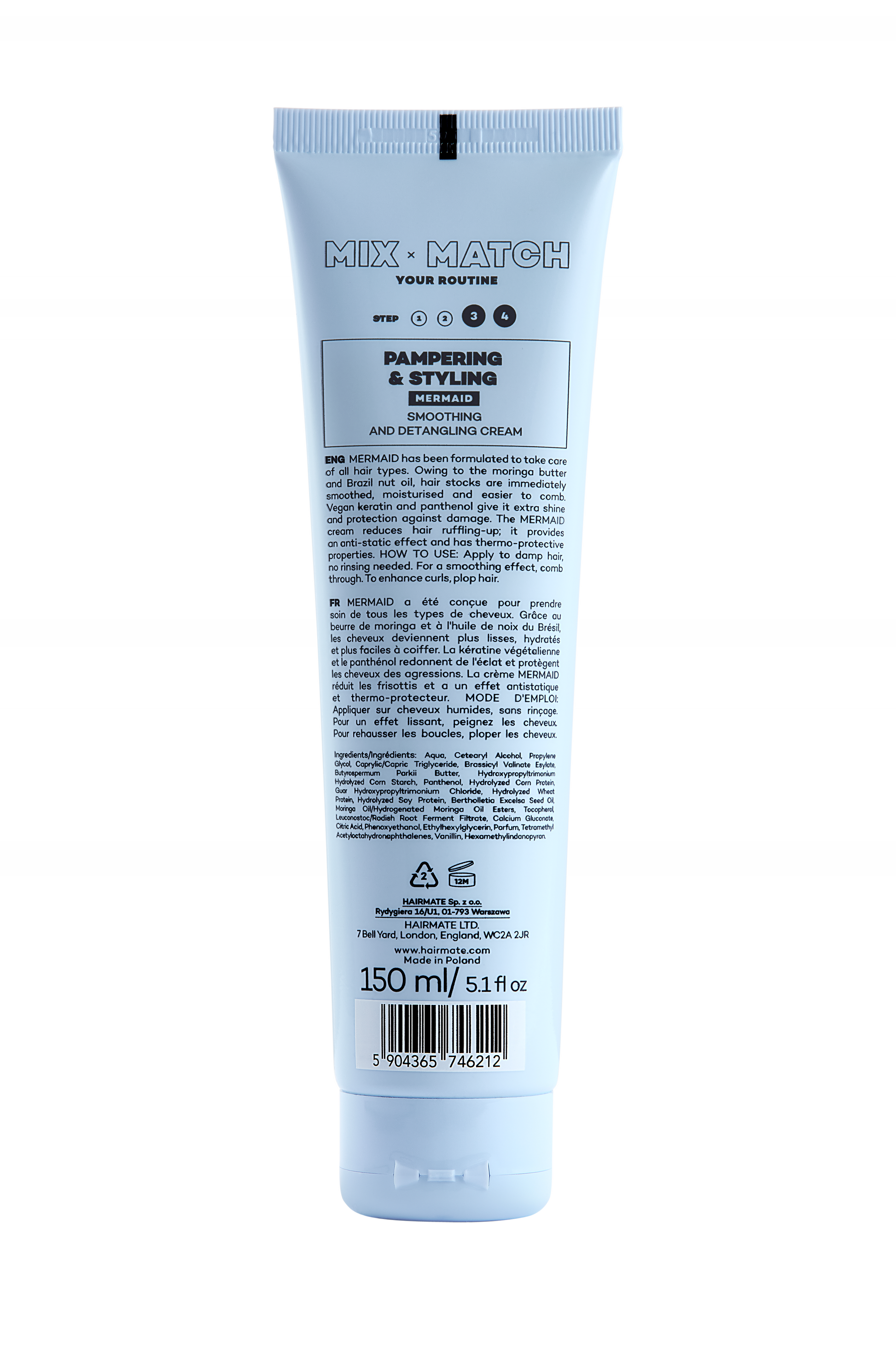 Hairmate Mermaid Cream 150ml - Крем для облегчения расчесывания и блеска