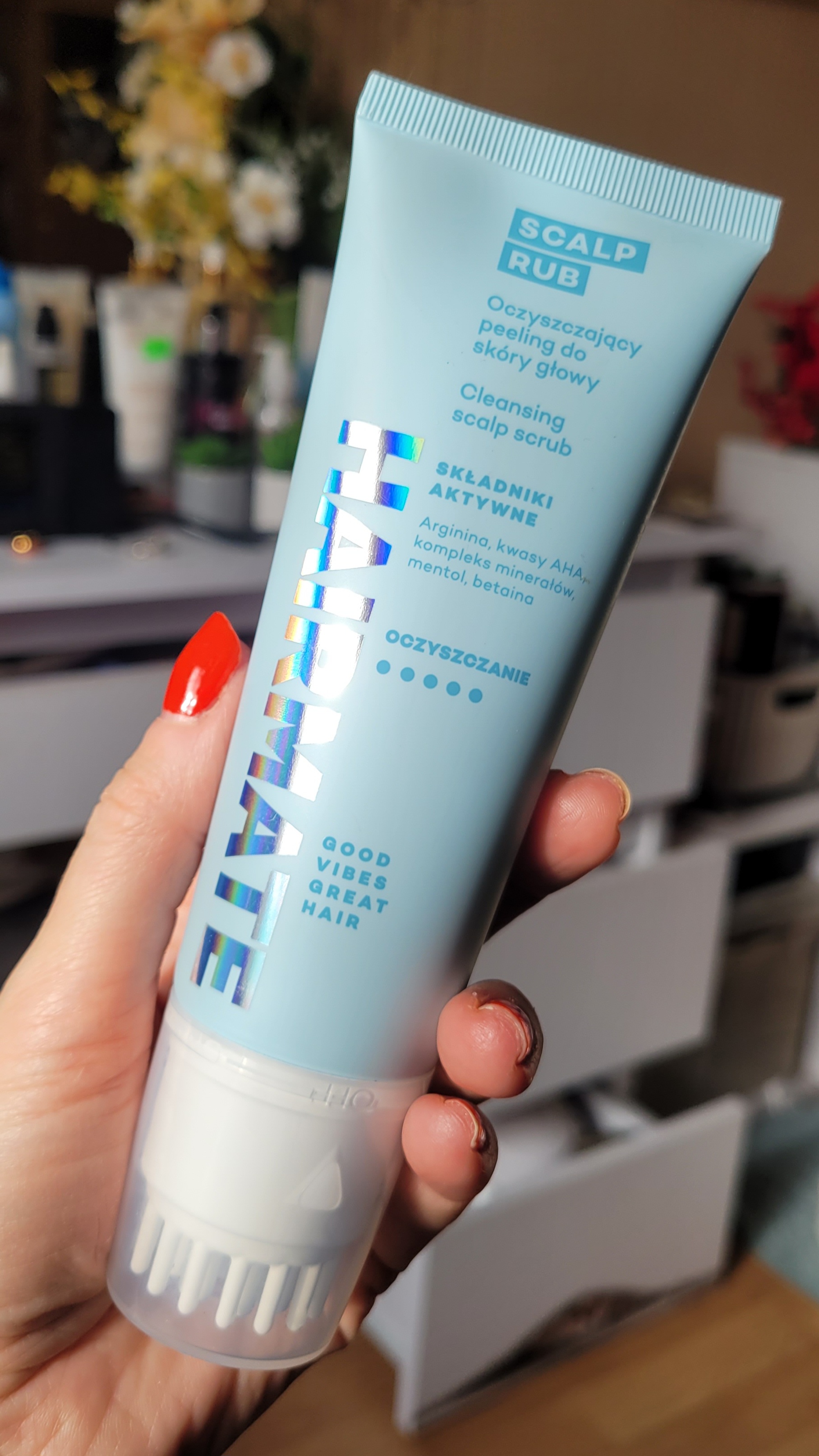 Hairmate Scalp Rub 100ml - интенсивно очищающий скраб