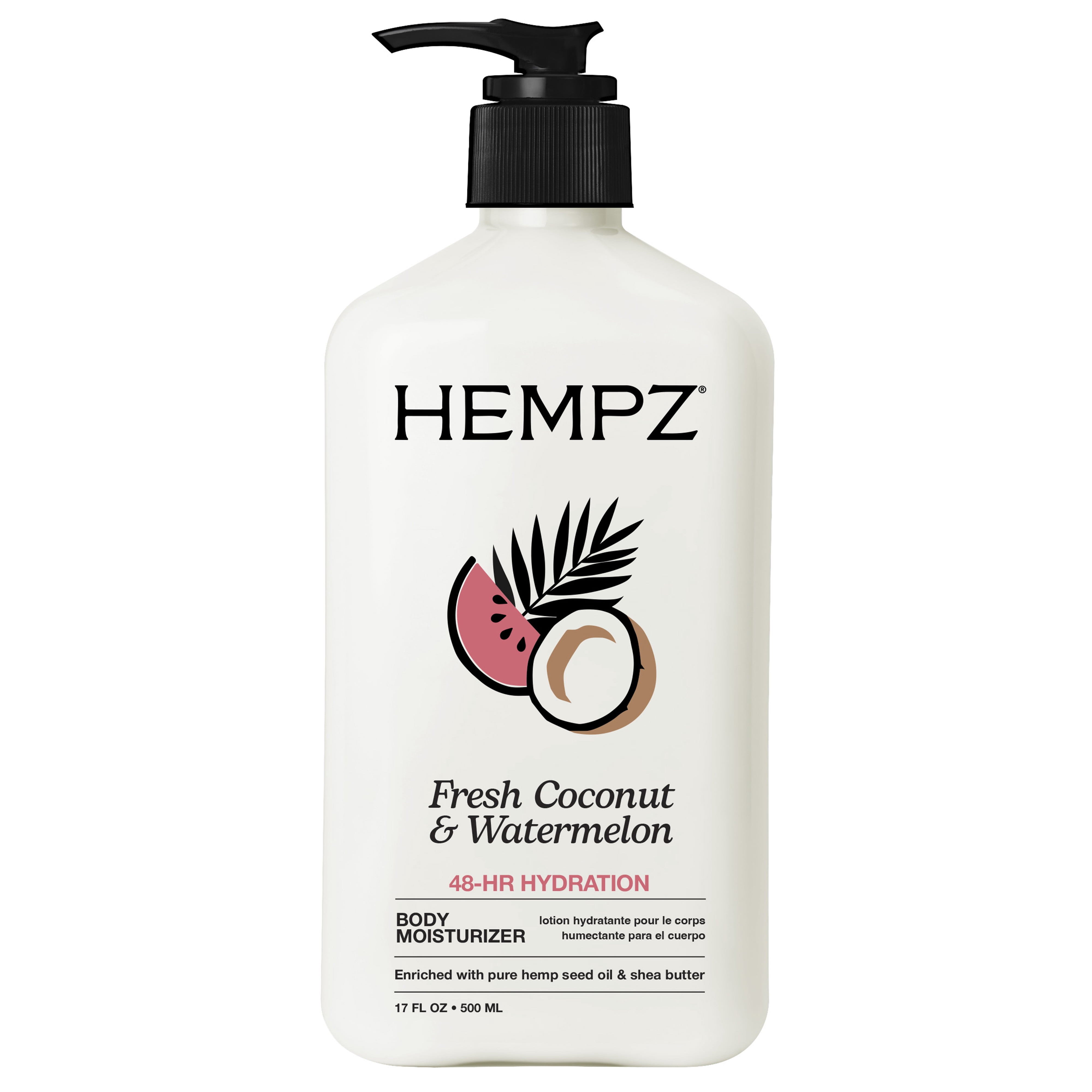 Hempz Молочко для тела Имбирь и Ваниль Таити / Tahitian Vanilla & Ginger Moisturizer 500ml