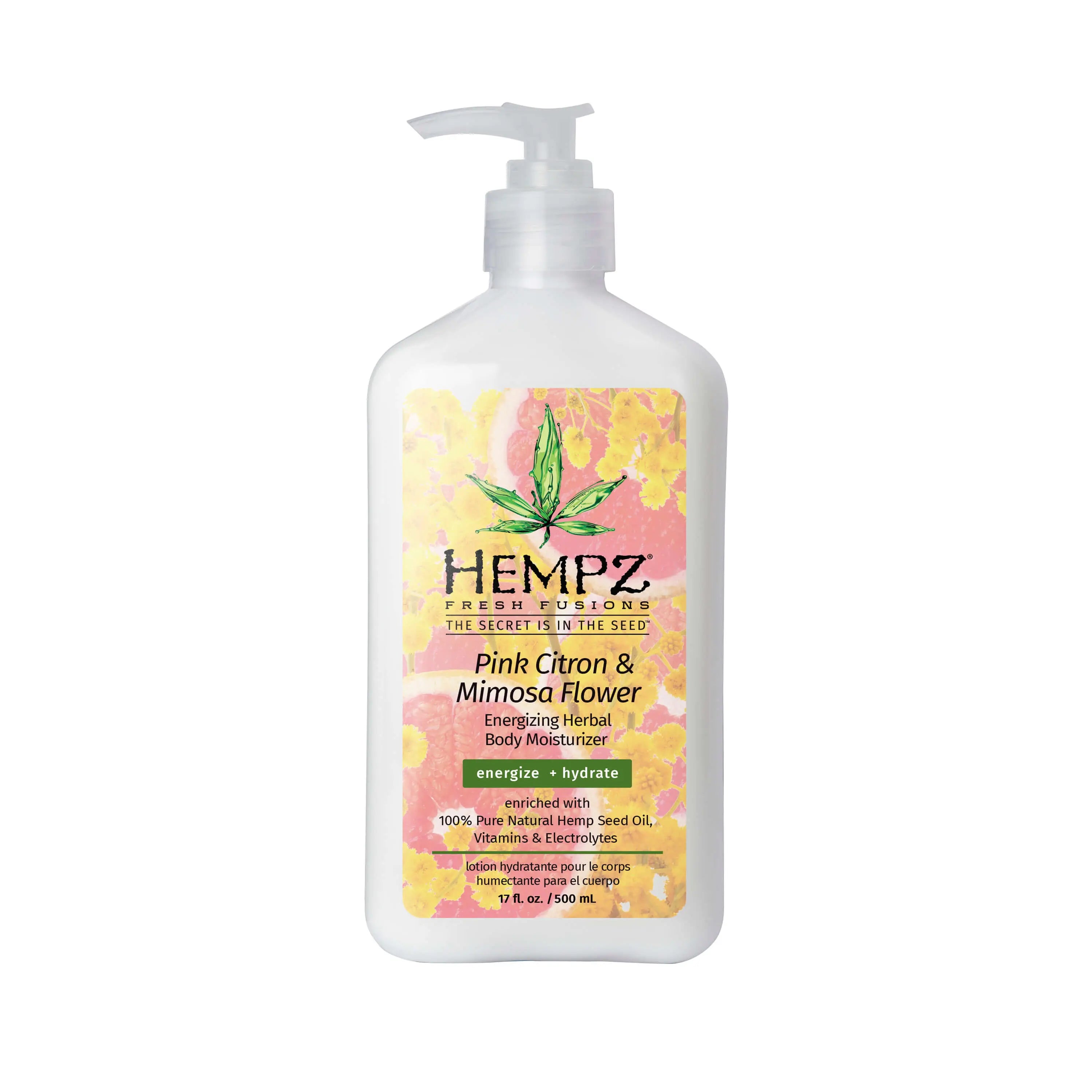 Hempz молочко для тела розовый лимон и мимоза/ pink citron&mimosa flower body moisturizer 500ml