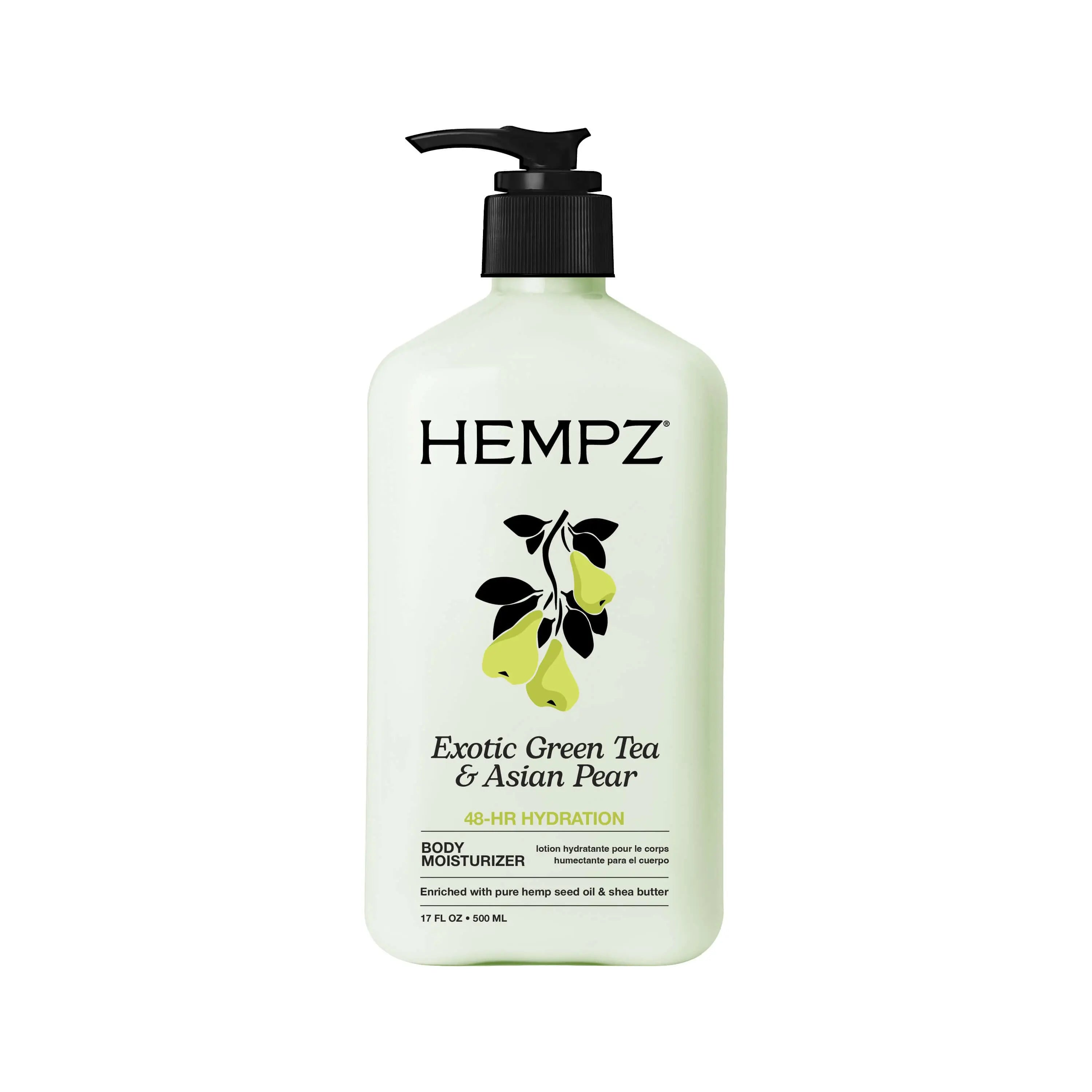 Hempz Молочко для тела увлажняющее Зеленый чай и Груша / Exotic Green Tea & Asian Pear Herbal Moisturizer 500ml