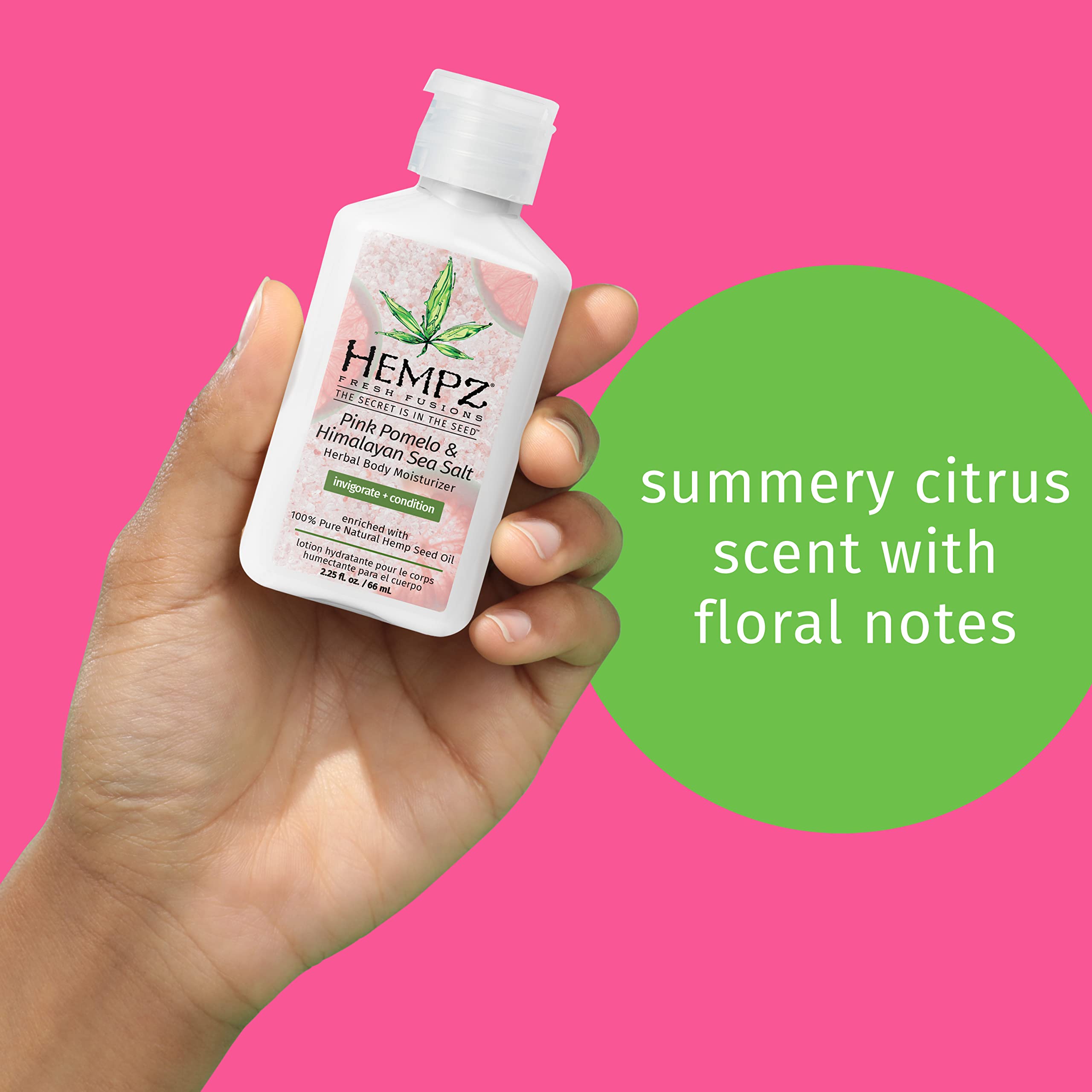 Hempz pink pomelo and himalayan sea salt