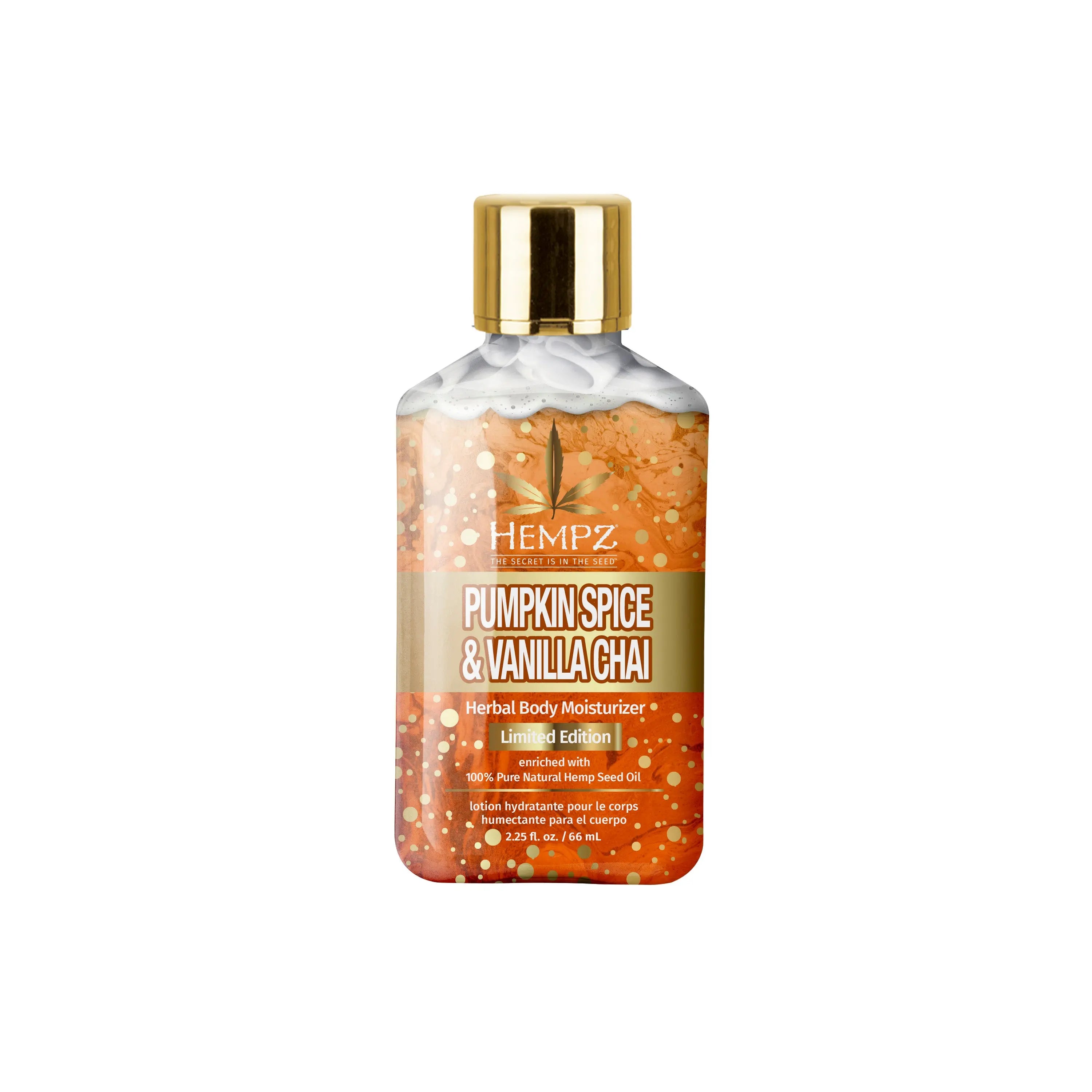 Hempz pumpkin spice and vanilla chai mini 66ml