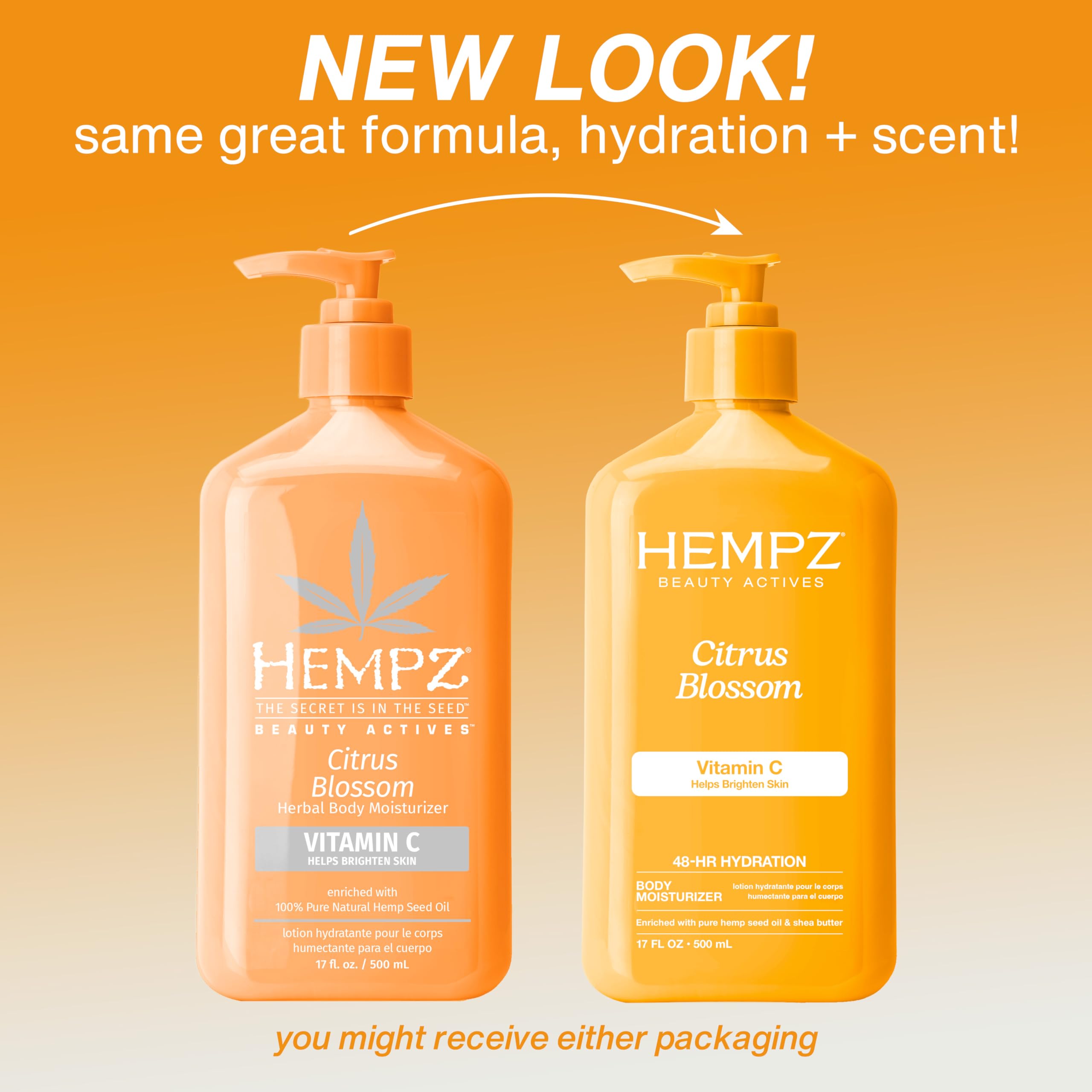 HEMPZ ZEN & ZESTY LIMITED EDITION HERBAL BODY MOISTURIZER
