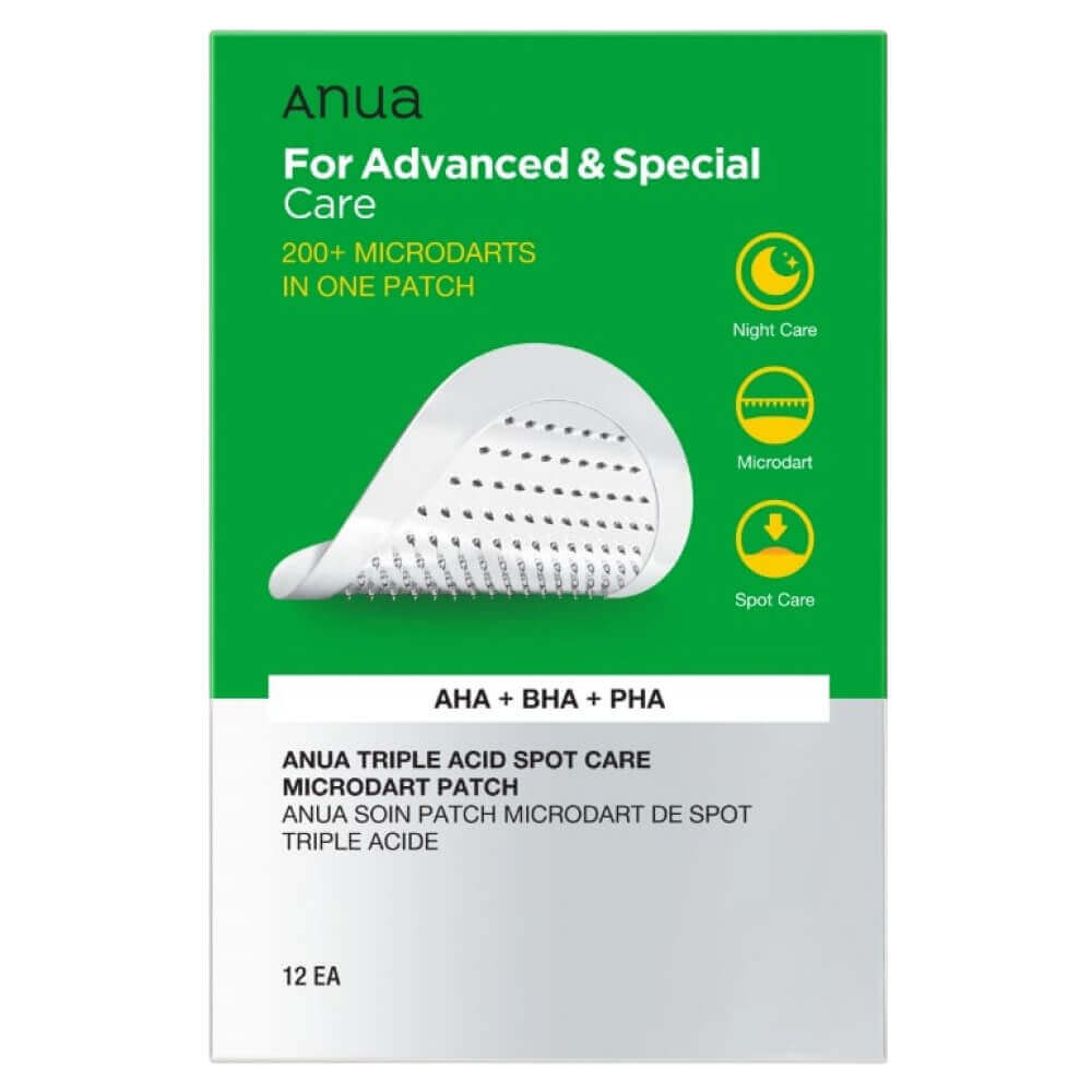 Игольчатые точечные патчи с кислотами Anua Triple Acid Spot Care Microdart Patch   0,53*12 шт