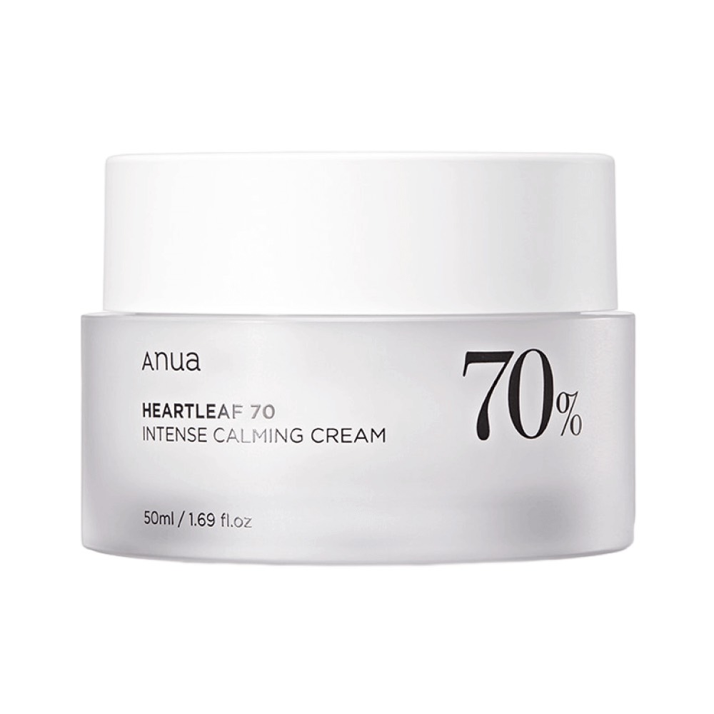 Интенсивный барьерный крем на основе хауттюйнии Anua Heartleaf 70% Intense Calming Cream  50 мл