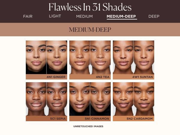 Laura Mercier real flawless foundation 1W1 Cashmere тон 30ml