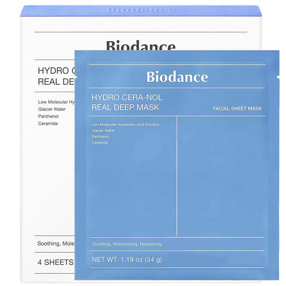 Ночная гидрогелевая маска с церамидами против сухости Biodance Hydro Cera-Nol Real Deep Mask 34 мл