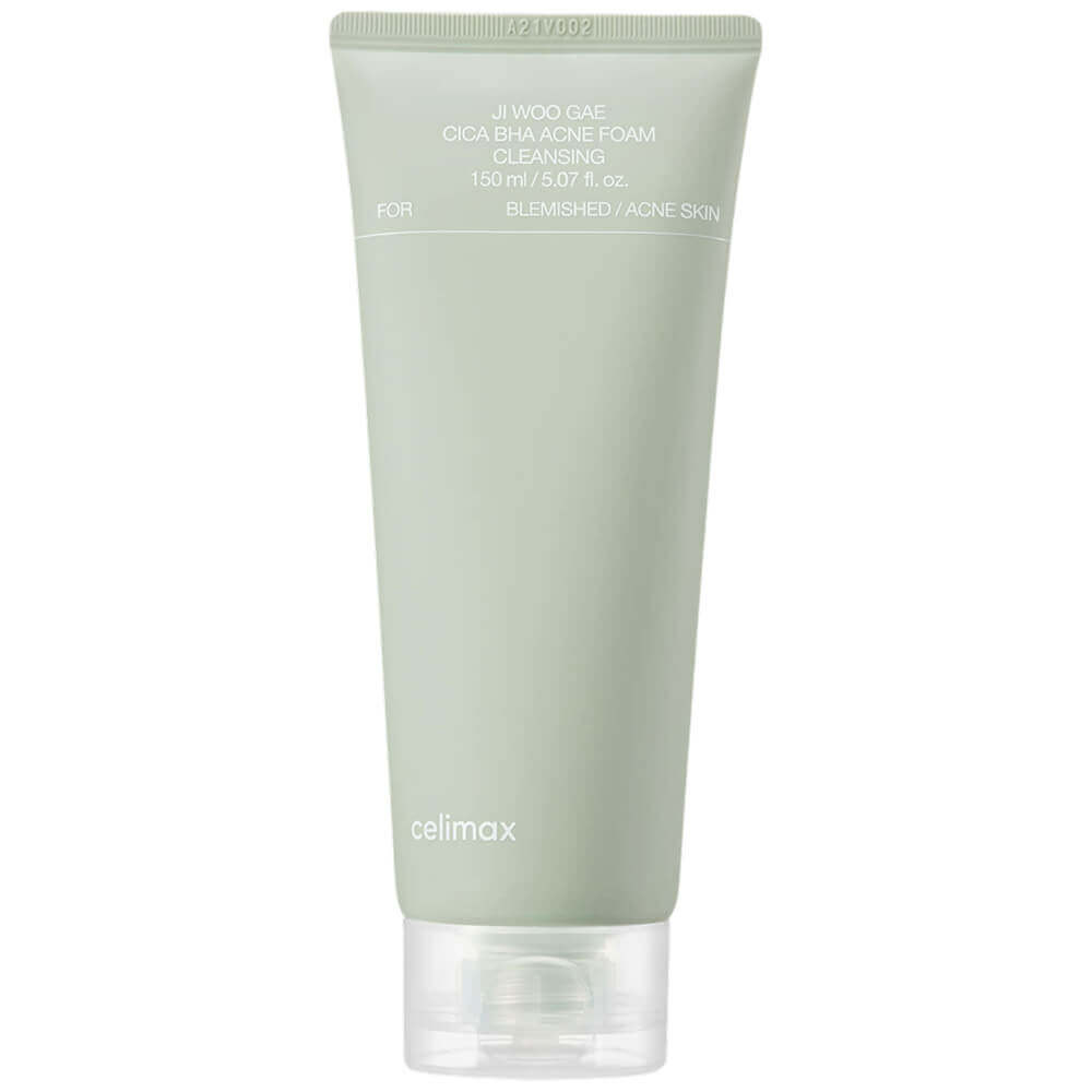 Очищающая пенка с BHA и центеллой Celimax Ji Woo Gae Cica BHA Acne Foam Cleansing 150 мл