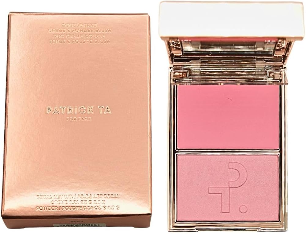 PATRICK TA Double Take Creme and Powder Blush SHE'S BLUSHING