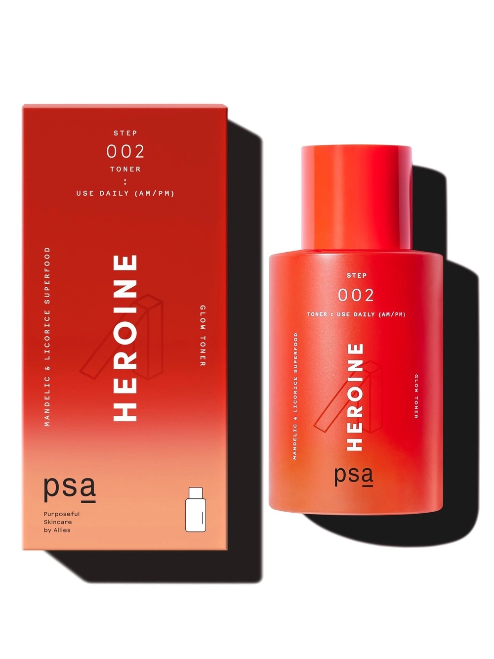 PSA HEROINE Mandelic & Licorice Superfood Glow Toner