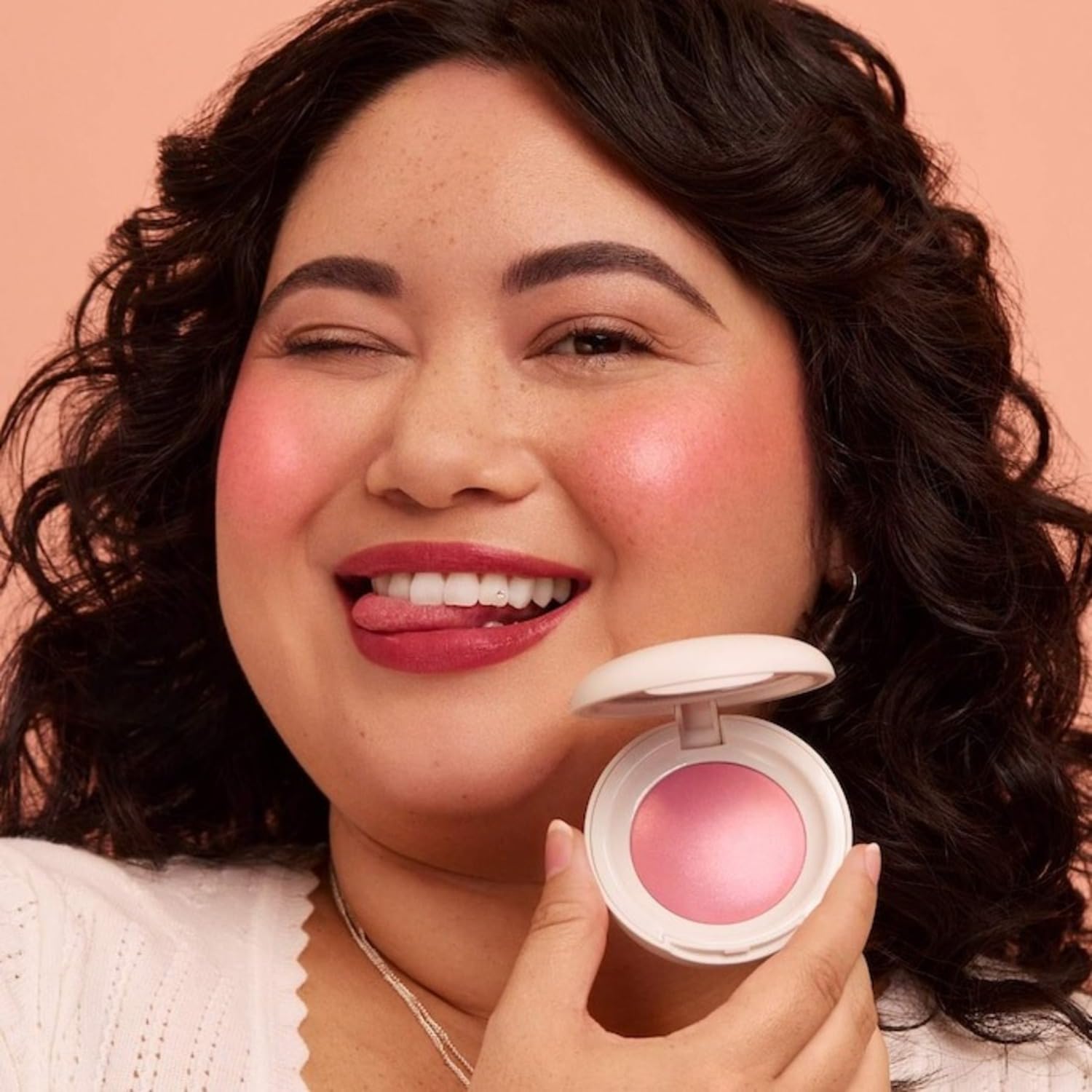 Rare Beauty Soft Pinch Luminous Powder Blush , румяна Cheer, 2.8 гр