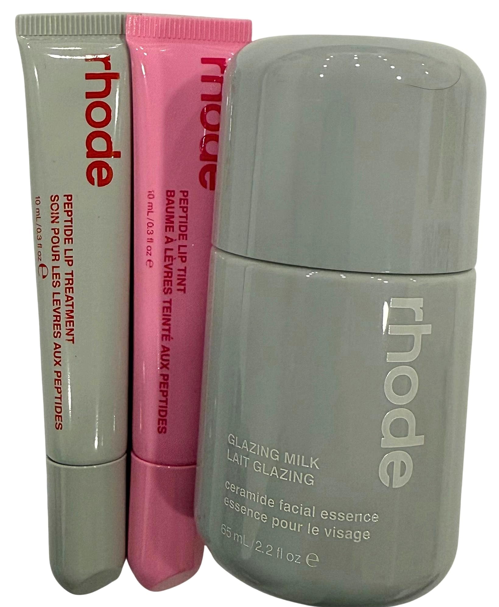 RHODE набор ( milk, fluid, cream , lip treatment)