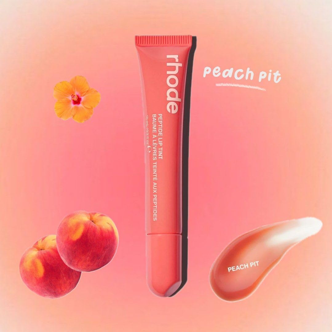 Rhode peptide lip balm peach pit