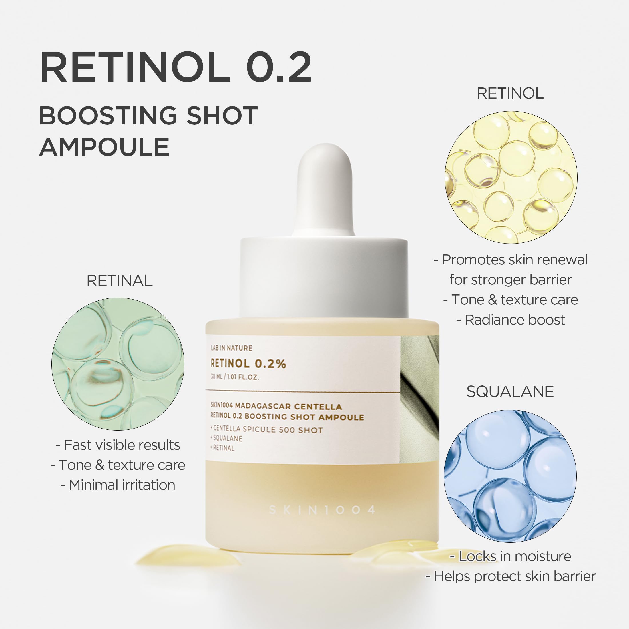 Skin 1004 Madagascar Centella Retinol 0.2 Boosting Shot Ampole., 40мл