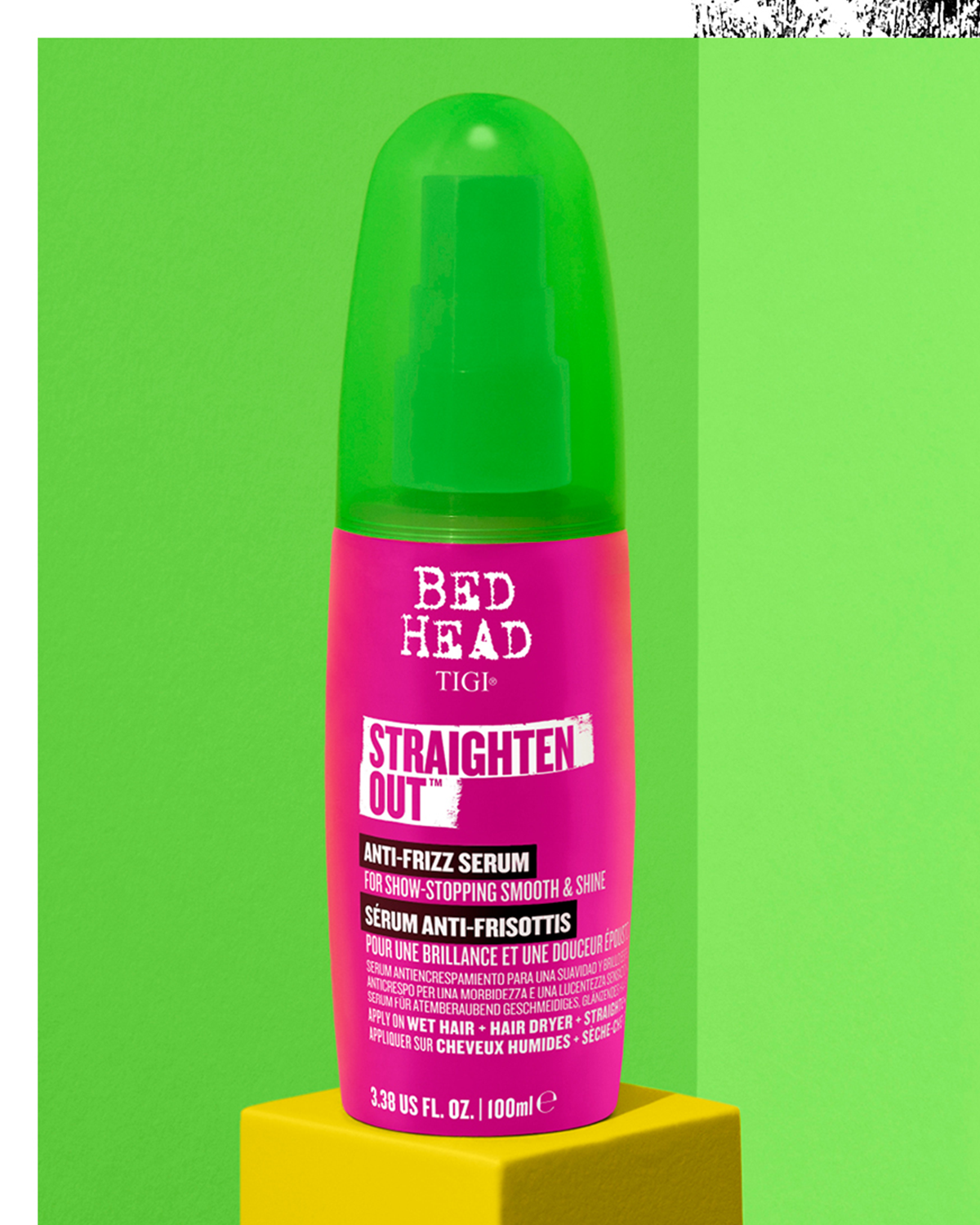 TIGI Bed Head Straighten Out 100мл Термоактивный разглаживающий крем