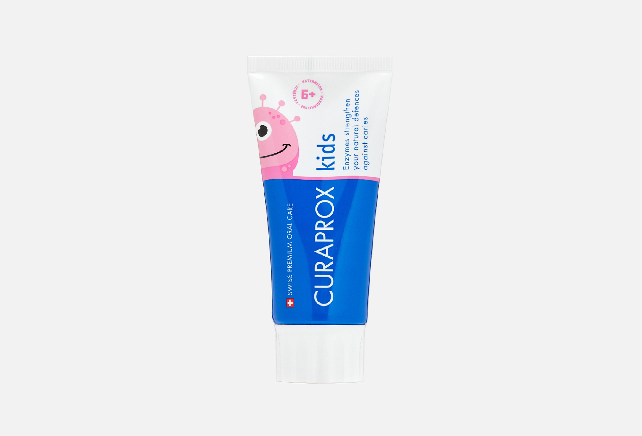 Зубная паста для детей старше 6 лет Curaprox Kids, со вкусом арбуза, 1450 ppm F